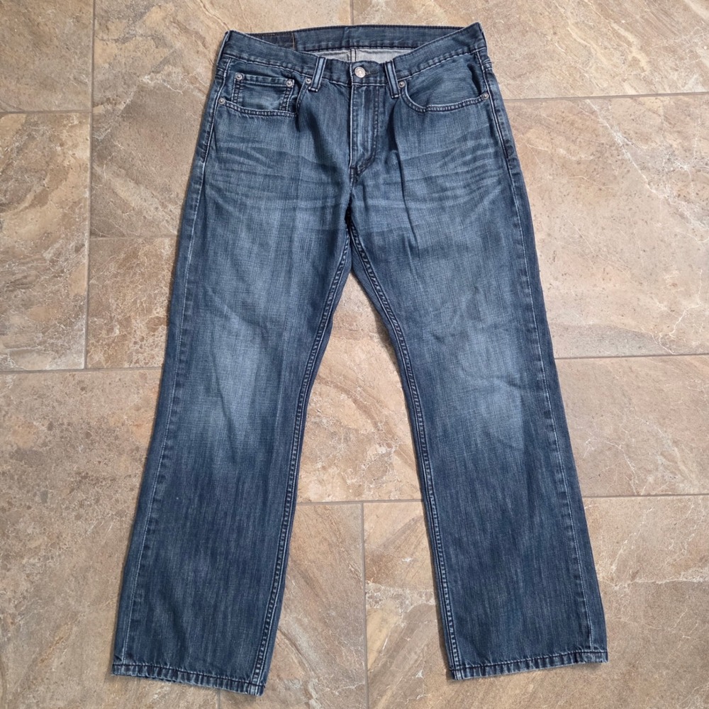 Levis 559 Relaxed Straight Jeans Mens 31x30 Blue Denim 100% Cotton Medium Wash